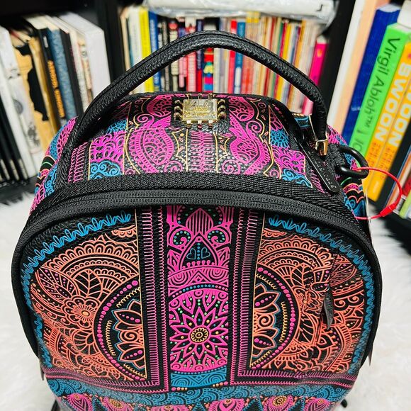 SPRAYGROUND AFRICAN INTELLIGENCE HIGHER REALM BACKPACK / BOOK BAG SANDFLOWER - Picture 2 of 10